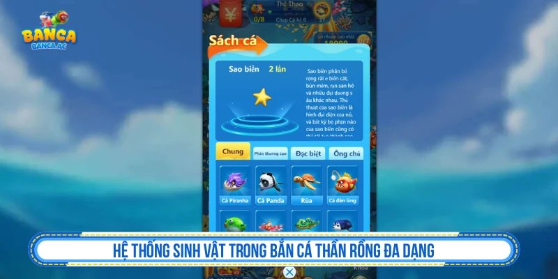 Bắn Cá Thần Rồng - Ngọc Rồng, Boss Và Cách Giữ Vốn Hệ thống sinh vật trong Bắn Cá Thần Rồng