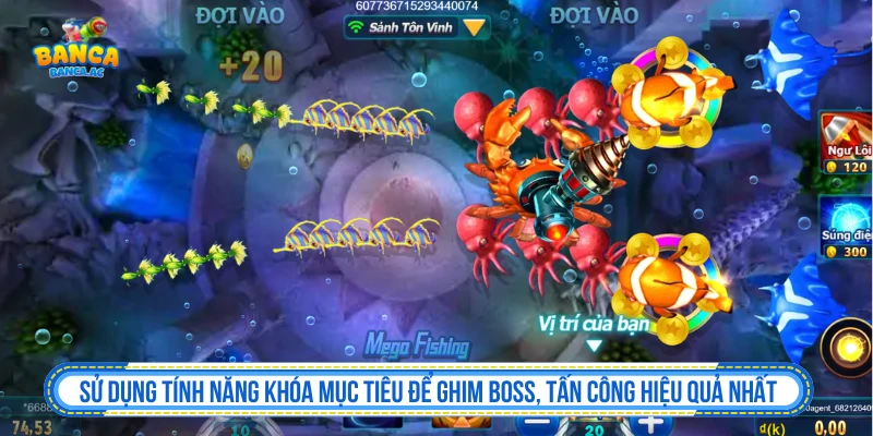 Vua Câu Cá - Luyện Tập, Khóa Mục Tiêu Và Giữ Vốn Khóa mục tiêu trong Vua Câu Cá